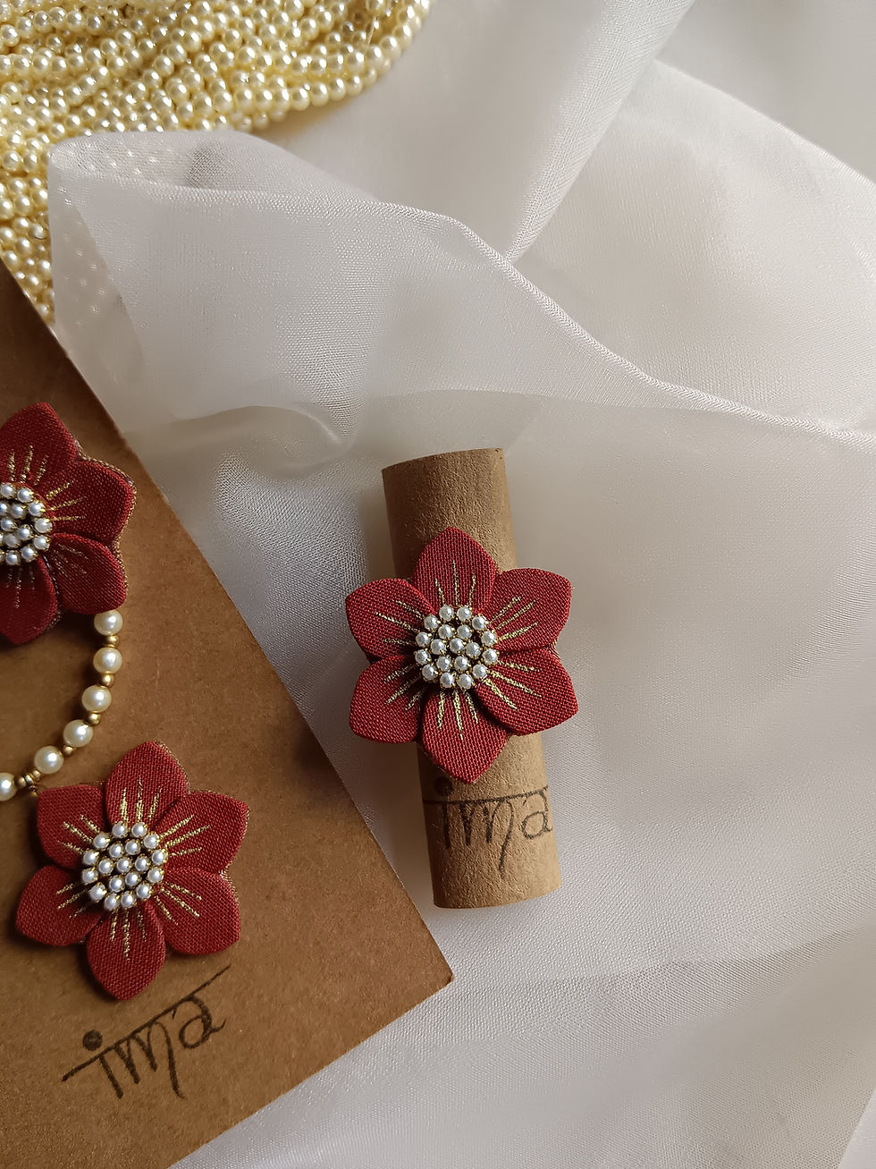 Thumbnail: Brown floral set