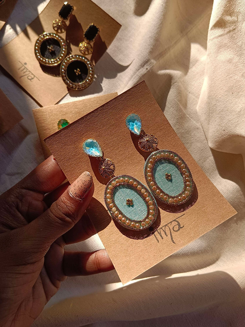 Thumbnail: Zardozi and bead work hanging 