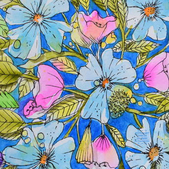 clara fruggeri watercolor painting flowers