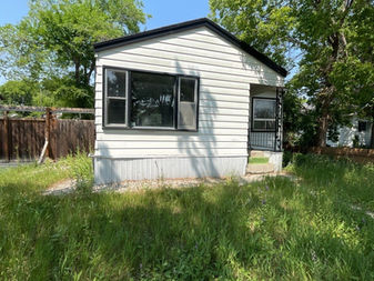 A previously purchased house that was neglected in Winnipeg, Manitoba