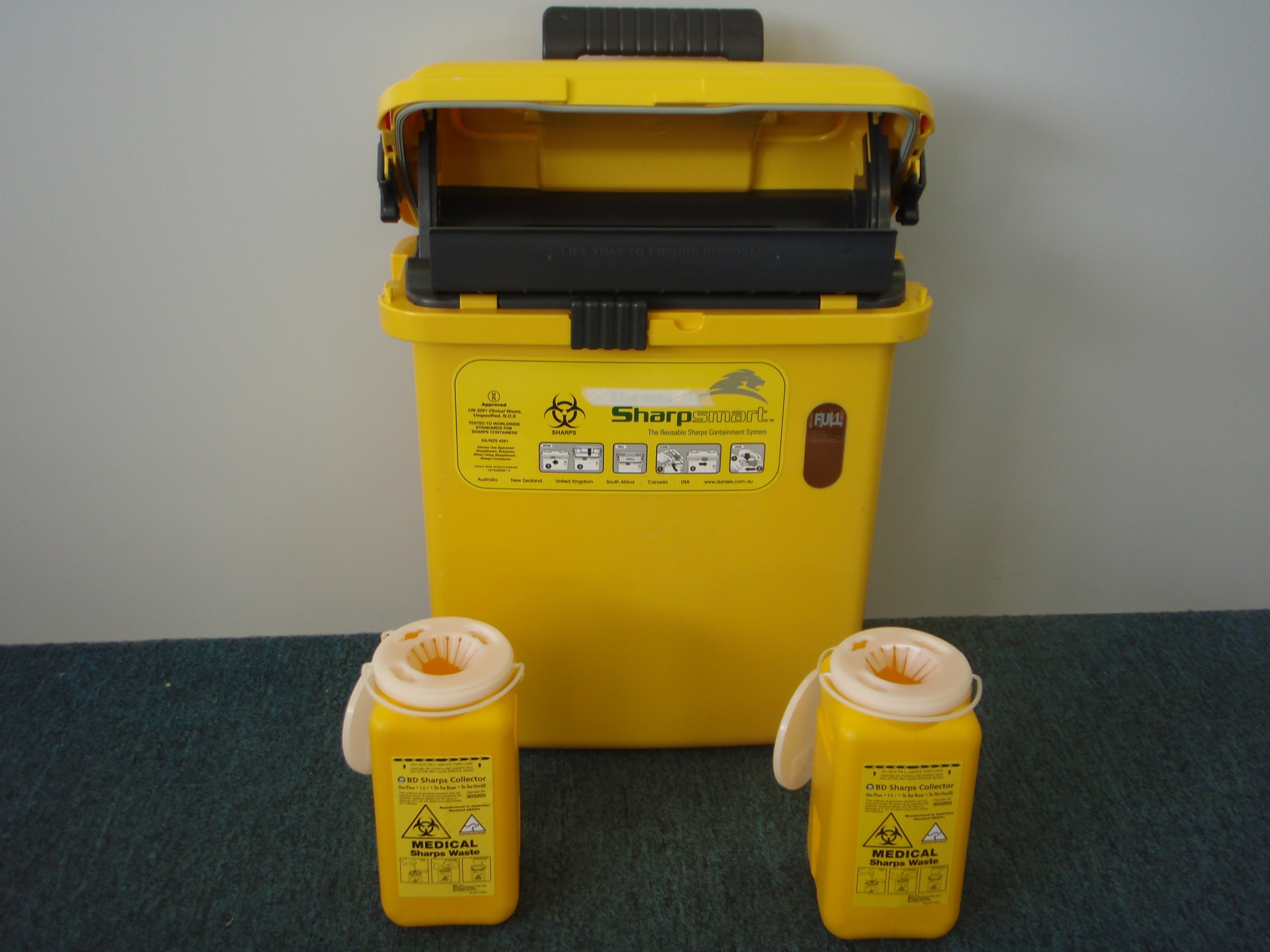 SAFE DISPOSAL OF SHARPOS
