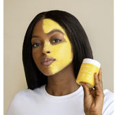 Girl with skincare mask