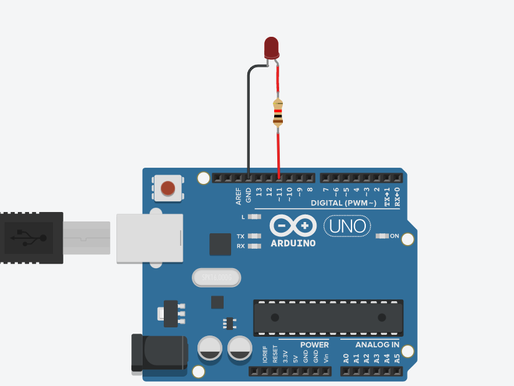 1.Led blink with Arduino Uno
