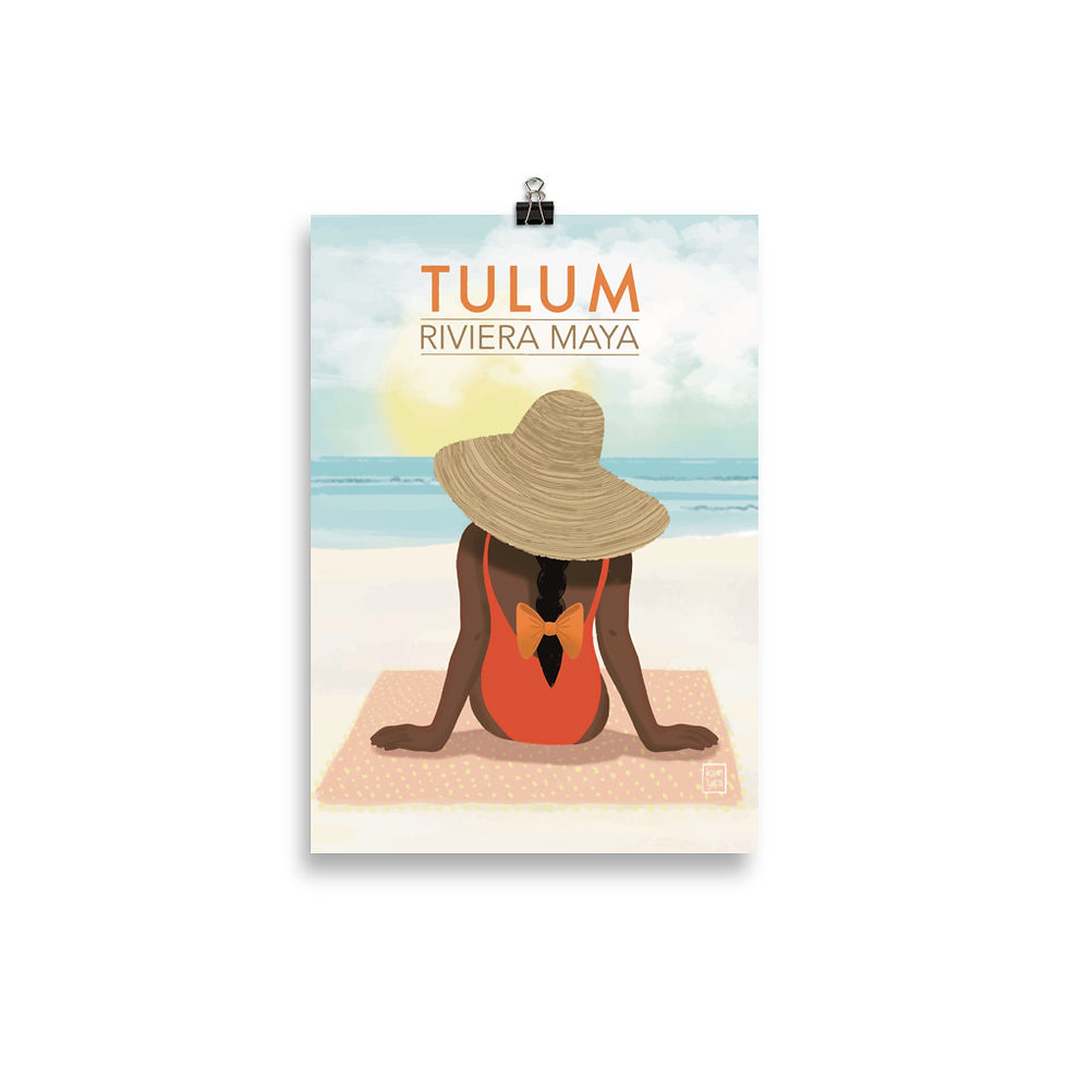 Miniature : "Tulum Sunset" - Poster