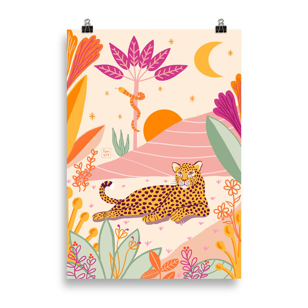 Miniature : "African Leopard" - Poster