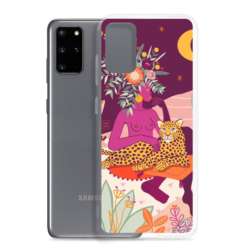 Miniature : "Leopard Woman Night"- Samsung Case