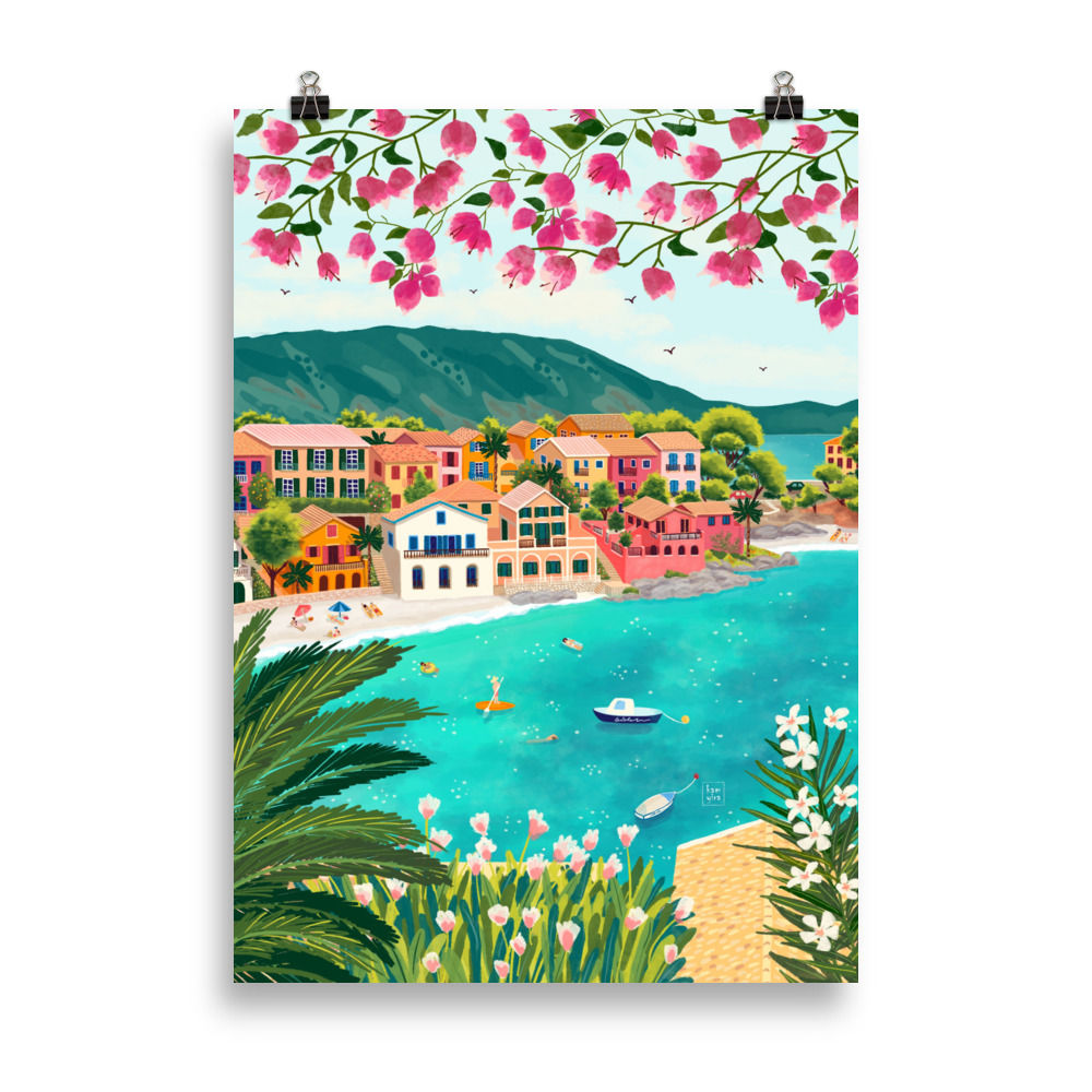 Mediterranean Landscape - Travel Poster