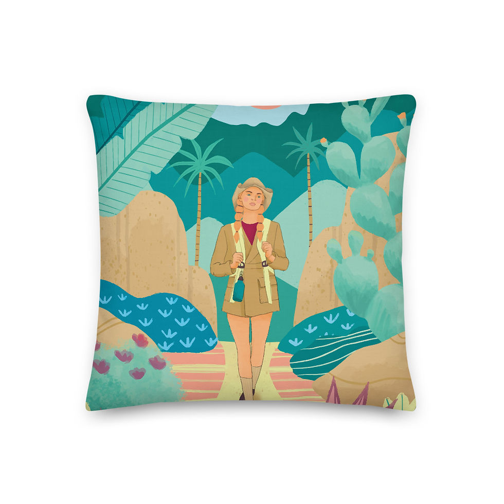 Miniature : "Into the wild" - Premium Pillow
