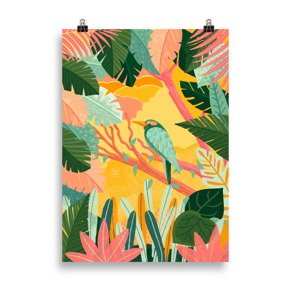 "Tropical Bird" - Poster
