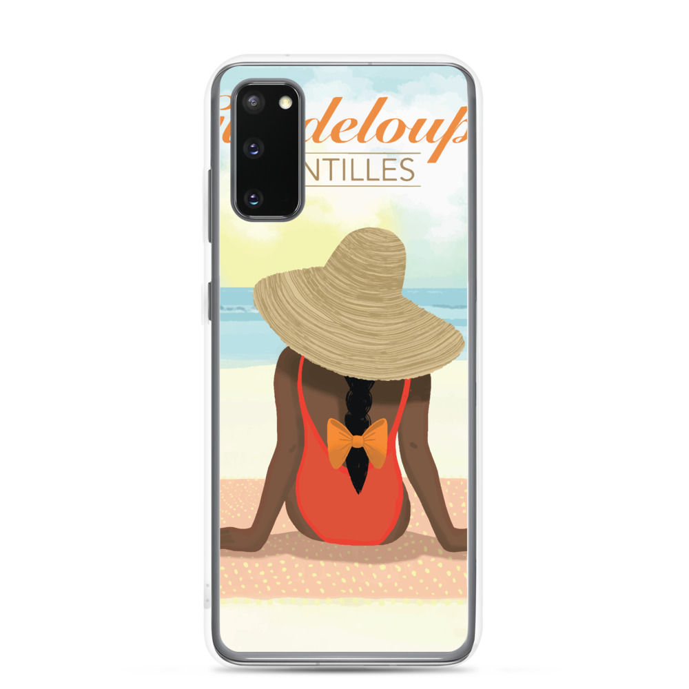 "Guadeloupe sunset white" - Samsung Case