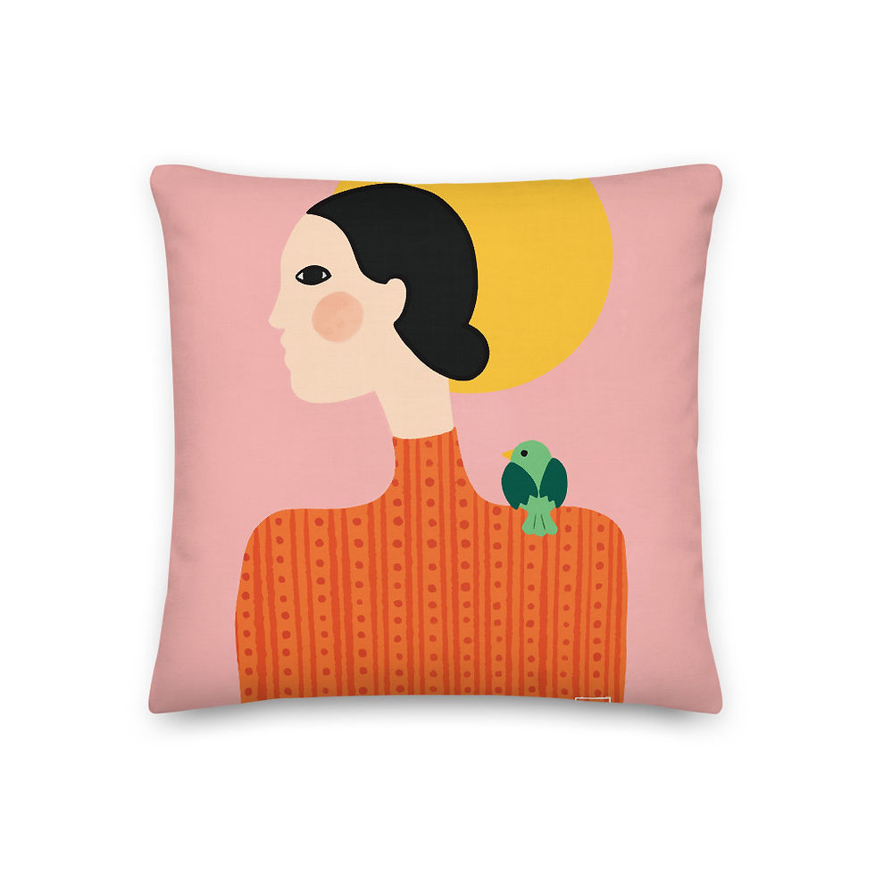 Miniature : "Picasso W" - Premium Pillow