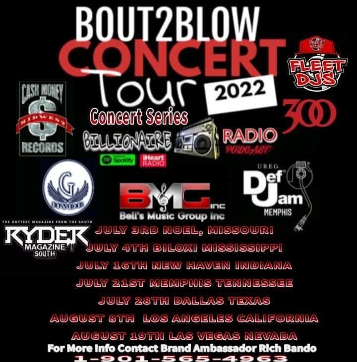 BOUT2BLOW Concert Tour Dates 