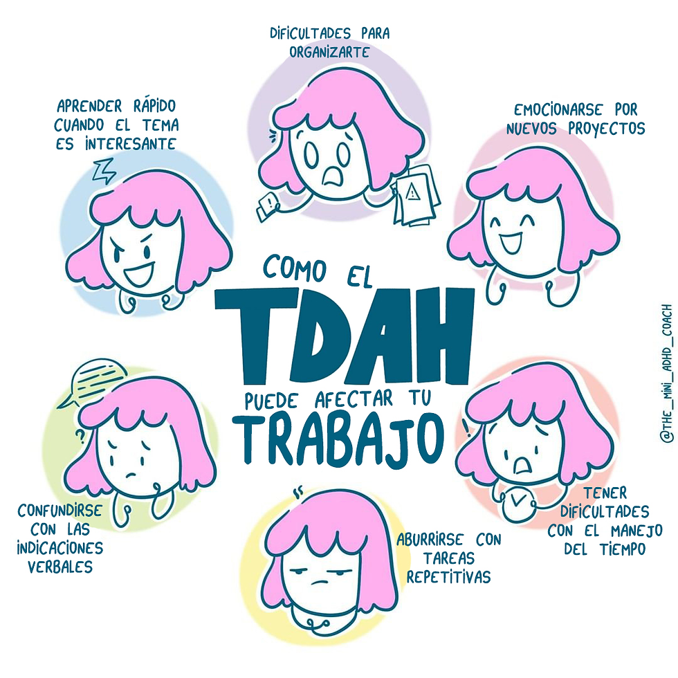 como el TDAH puede afectar tu trabajo