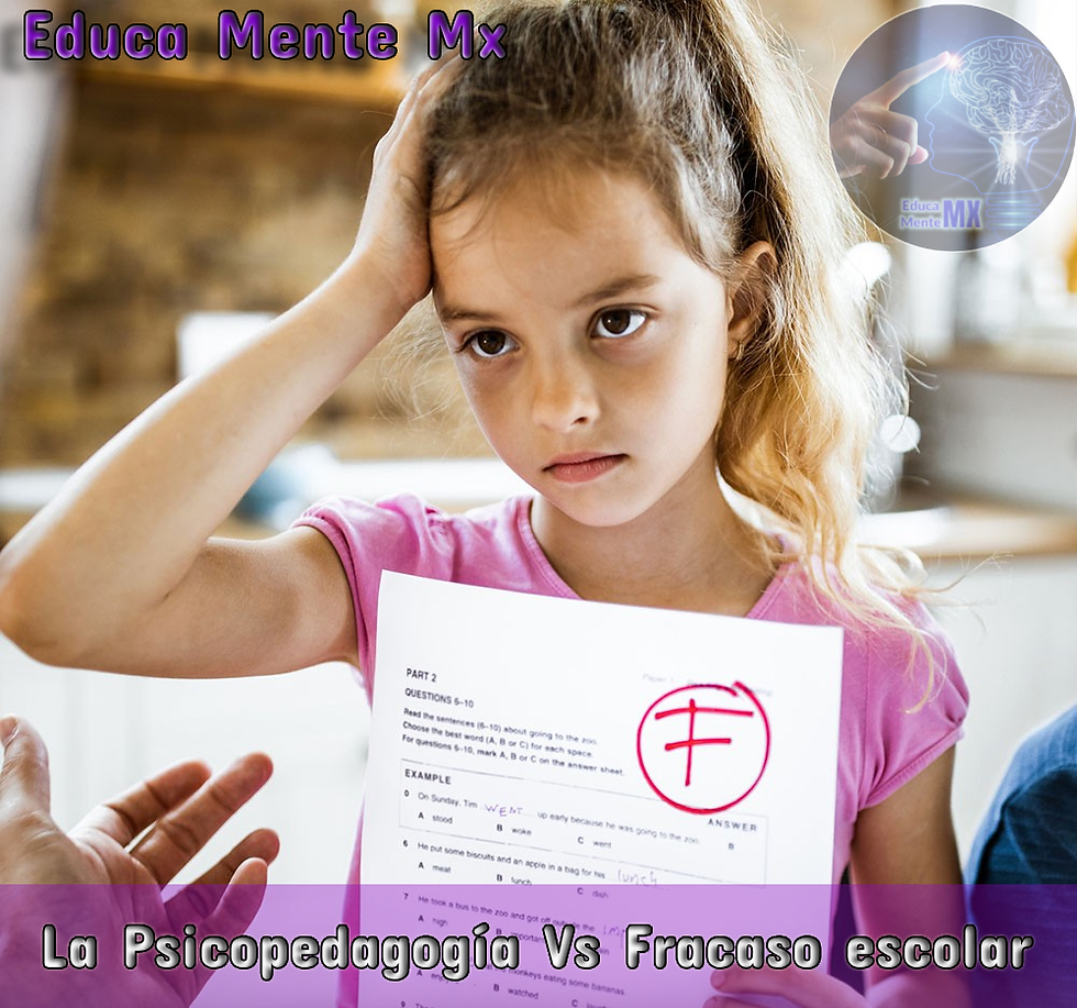 PSicopedagogia Vs. Fracaso escolar