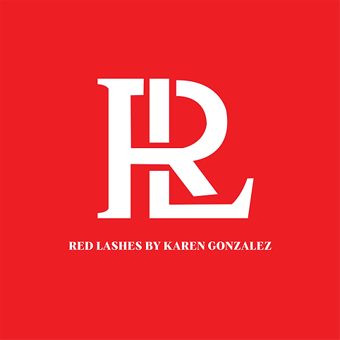Logotipo fondo rojo con letras grandes que dicen RL sobrepuestas.