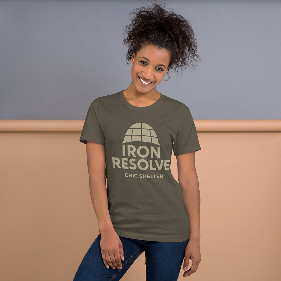Thumbnail: Iron Resolve Tee – CHIC SHELTER™ Limited Edition