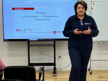 Тренінг для фахівців груп реагування: як відновлювати сили та долати стрес