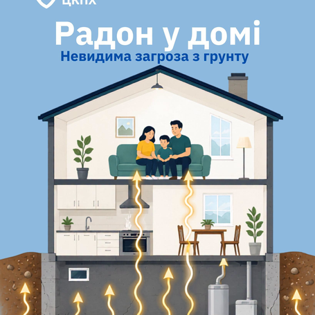 Радон — невидимий і тихий газ під підлогою у вашому домі