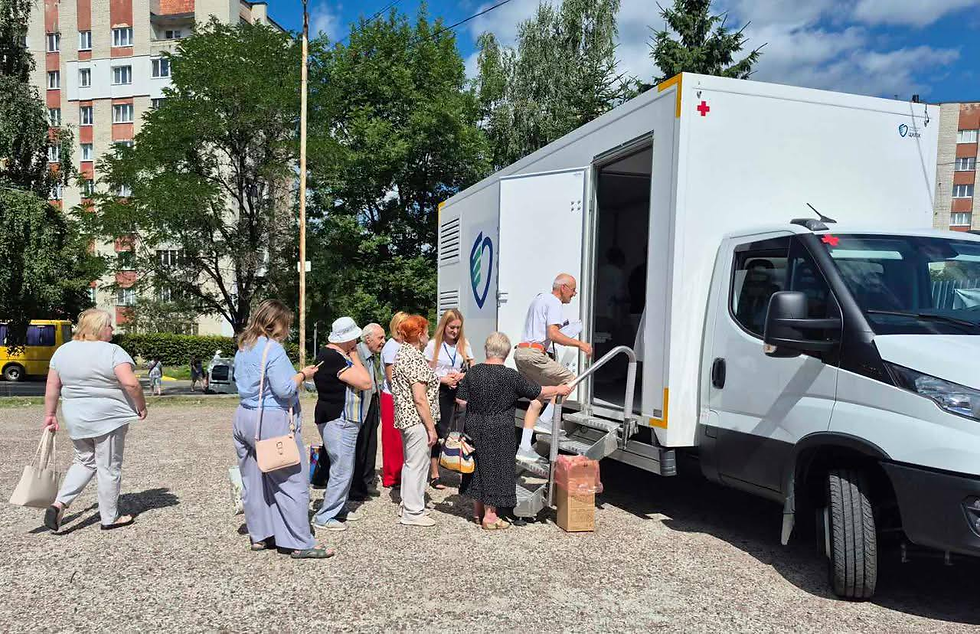 Графік виїзду мобільної амбулаторії у серпні 