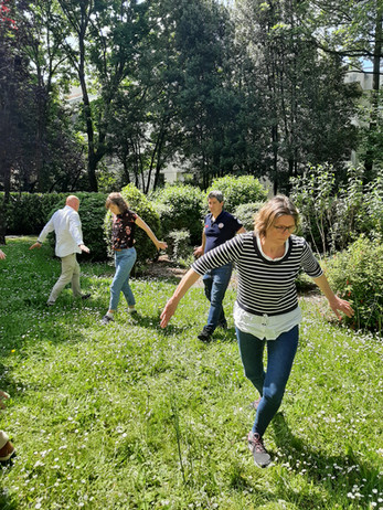 Groupe d'élèves en Gymnastique Sensorielle