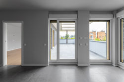 Salón y terraza vivienda de 3 dormitorios