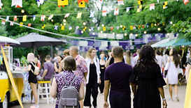 Festivalszene im Freien