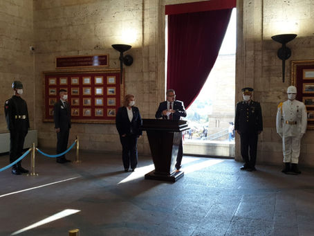 GENÇ PARTİ MYK ANITKABİR ZİYARETİ 2020-09-14