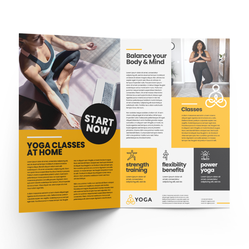 Dépliant-1 pli - 2 volets