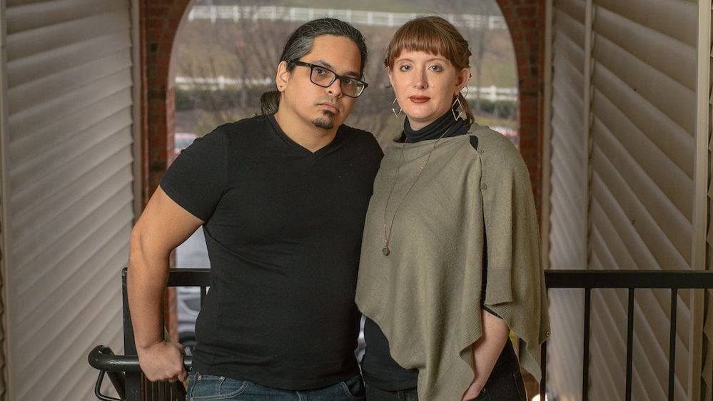 Husband and wife Alex Ruiz and Stephanie Johnson rent an apartment in Asheville, N.C., but hope to own a home.