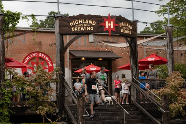 Entrance to Highland Brewing in Asheville