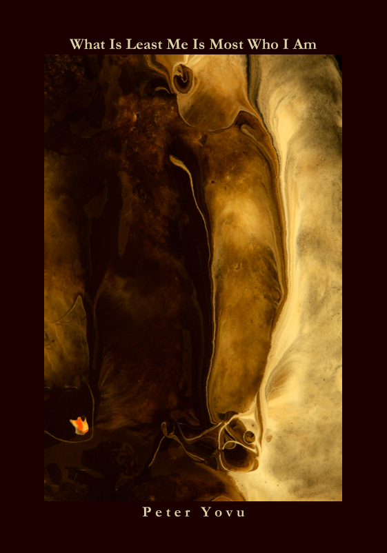 The cover of Peter Yovu's  new poetry chapbook published by Half Day Moon Press. The cover features artwork by Yovu.