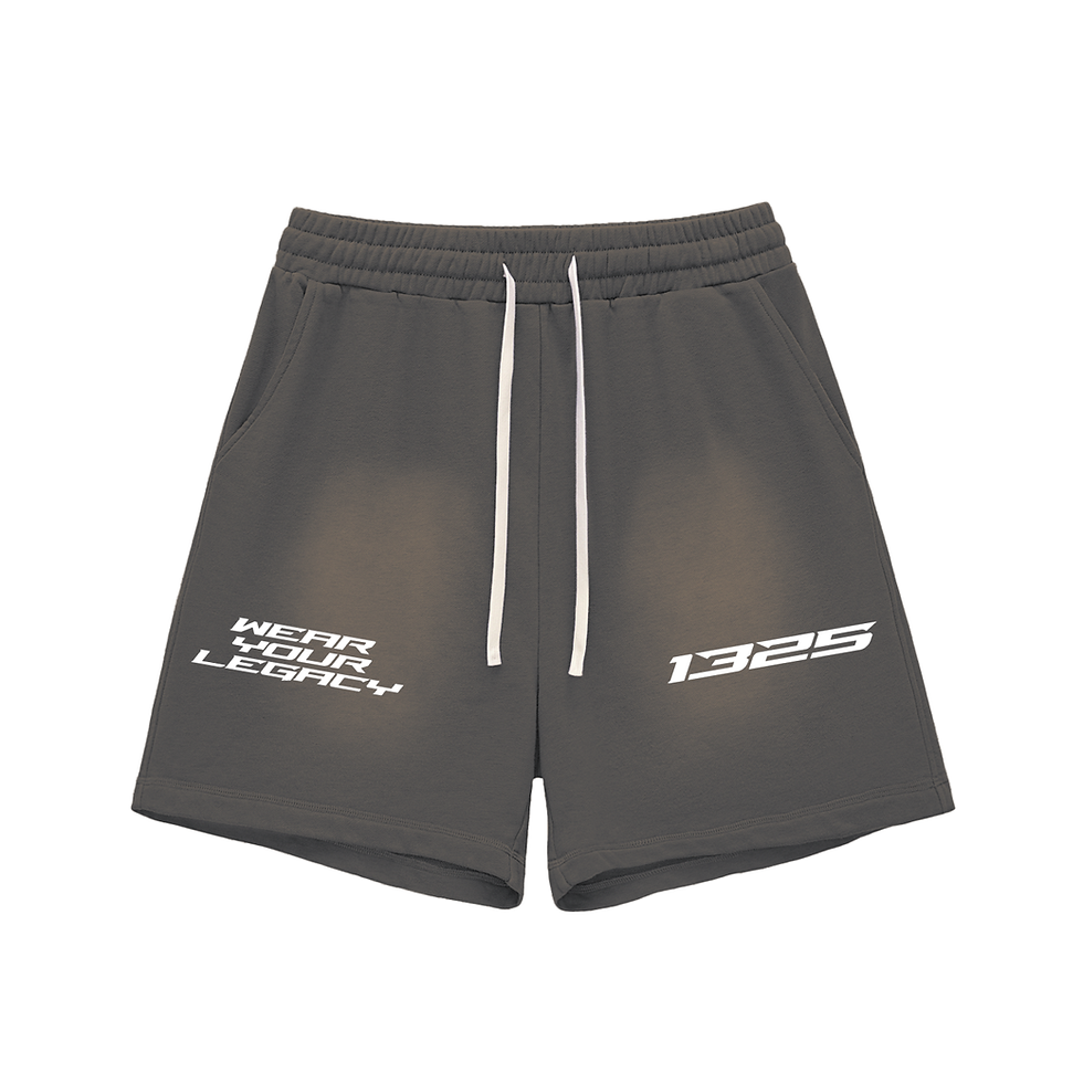 Thumbnail: WEAR YOUR LEGACY SUN SFADED RAW EDGE SHORTS