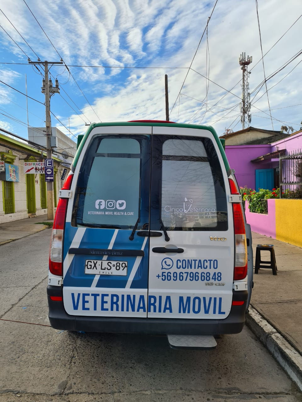 Adhesivo Vehículo Veterinario