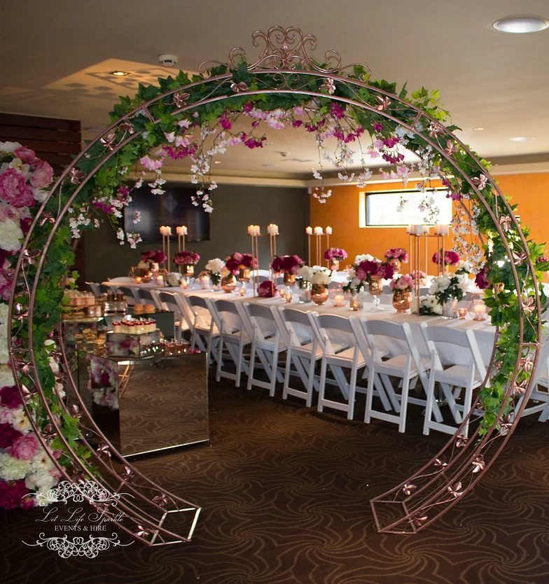 Wedding Event Styling Prop Hire Sydney Fl Arches Arbours Copper Vine Arch