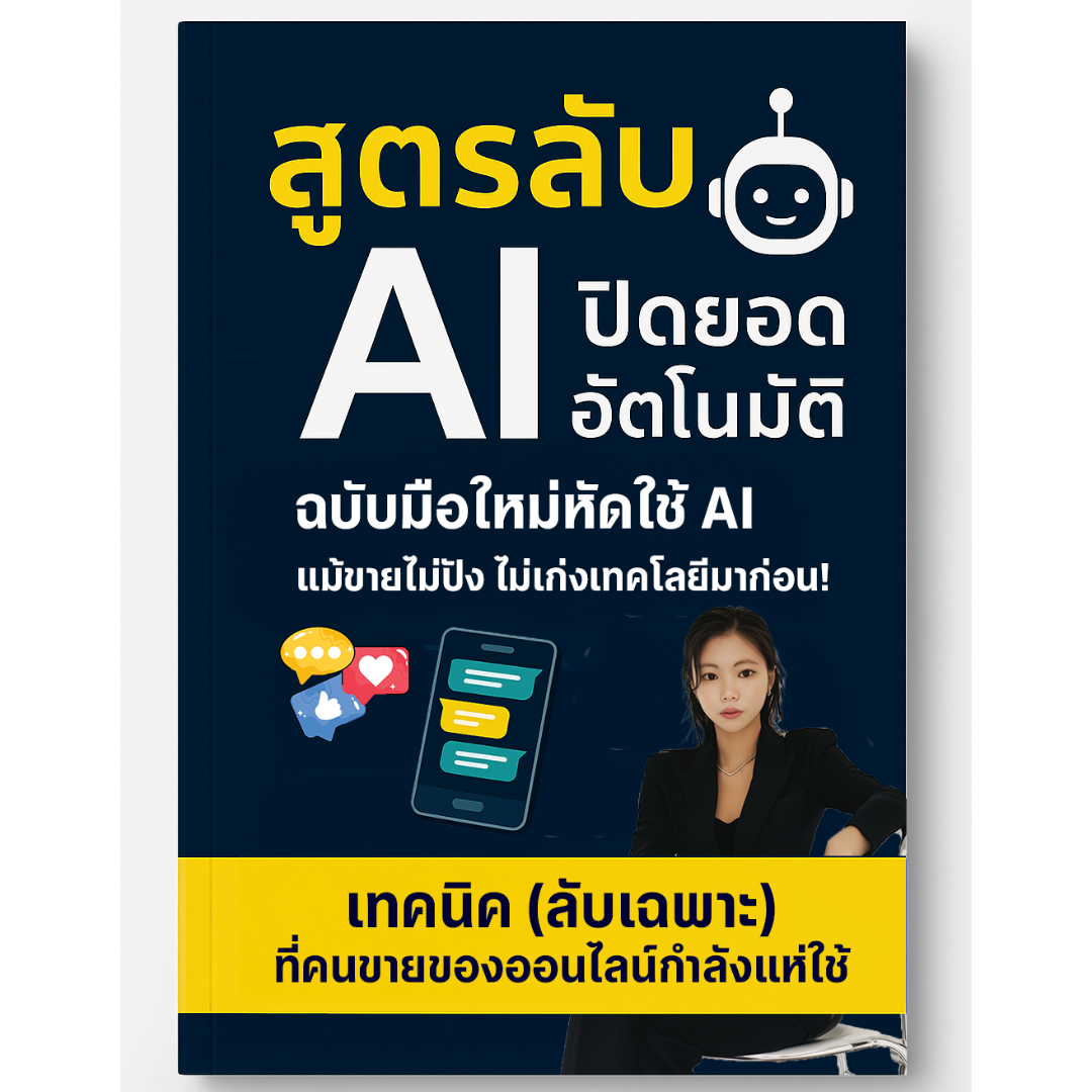 สูตรลับใช้ AI ปิดยอดขายอัตโนมัติ ฉบับมือใหม่หัดใช้ AI