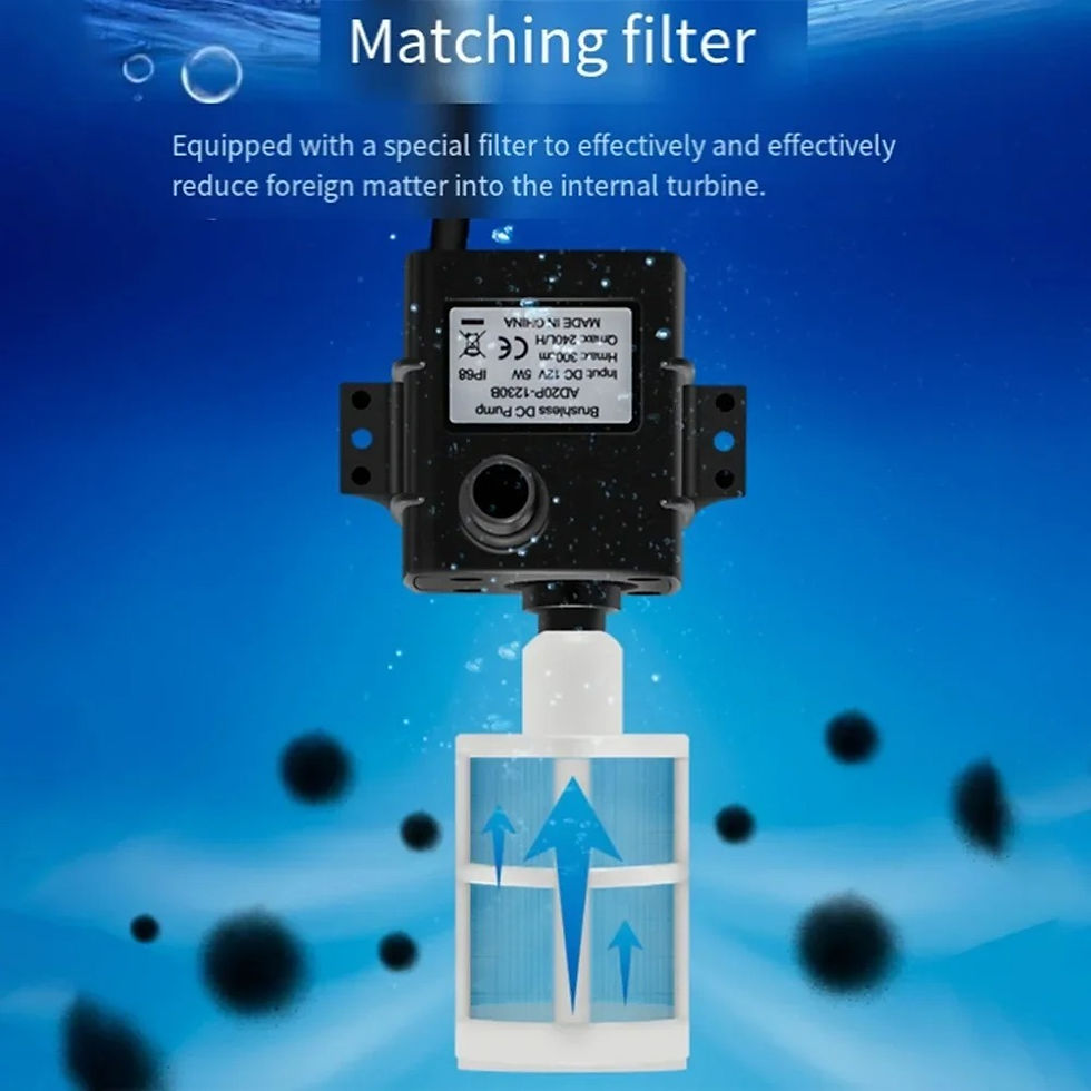 Miniatura: 10W 9V Solar Powered Water-Pump Set with Filter 5V Circulating Fish Pond Filtrat