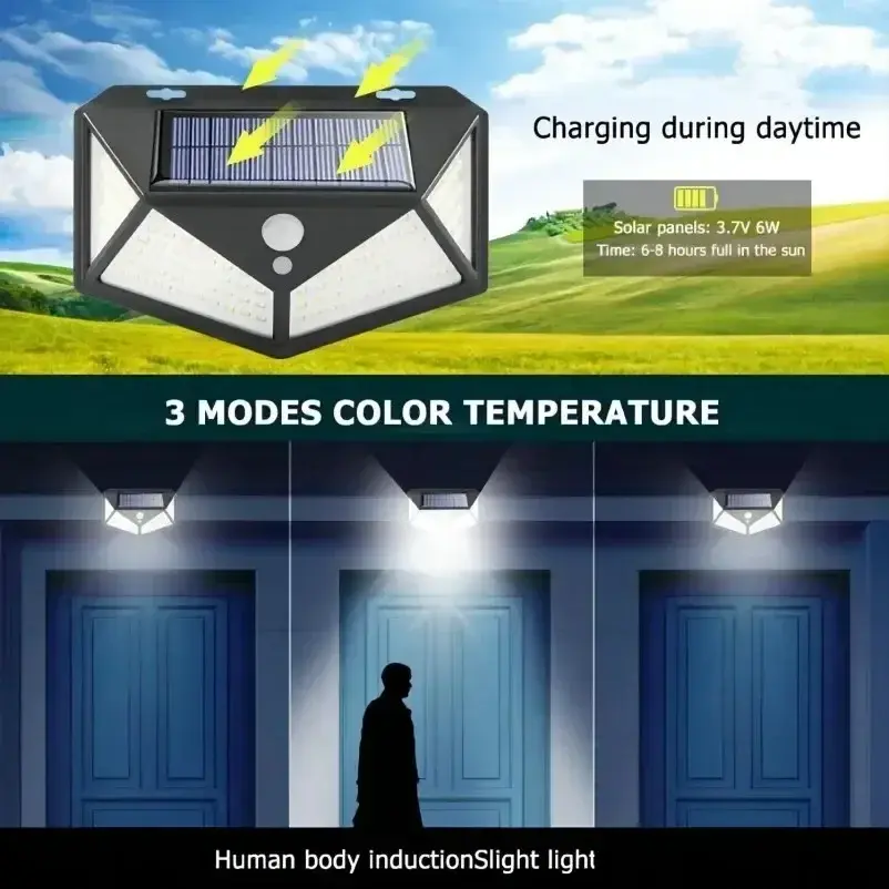 Miniatura: Multifunctional Solar Lamp Outdoor Garden Decoration Solar LED Light Waterproof 