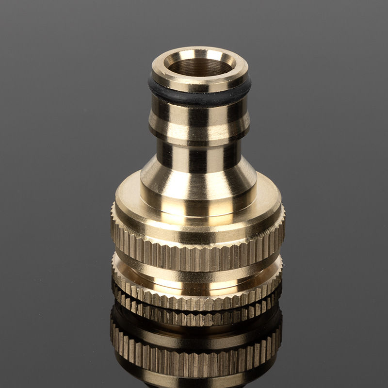 Miniatura: Pressure Washer Hose Adaptor Brass Hose Tap Connector 3/4'' 1/2'' THREADED GARDE
