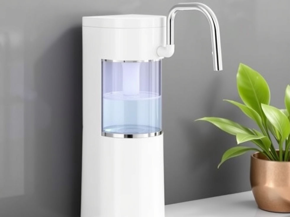 lateral de purificador de água alcalina