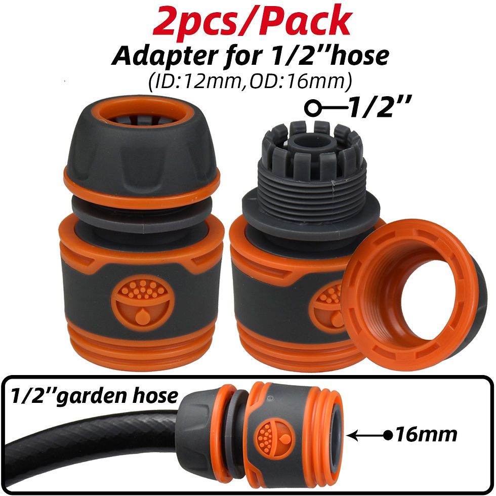 Miniatura: 2pcs Garden Hose Tap Shut Off Valve Fitting Connector Pipe Coupler Stop Water Co