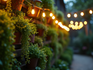 Uma tendência que tem ganhado destaque é o jardim vertical