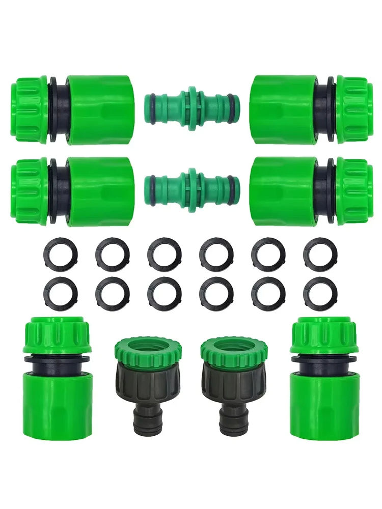 Miniatura: Garden Watering Hose ABS Quick Connector 1/2” End Double Male Hose Coupling Jo