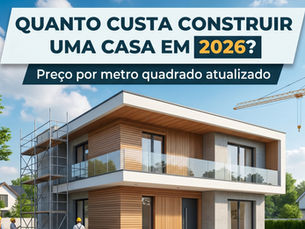 Quanto custa construir uma casa em 2026? Preço por m² atualizado