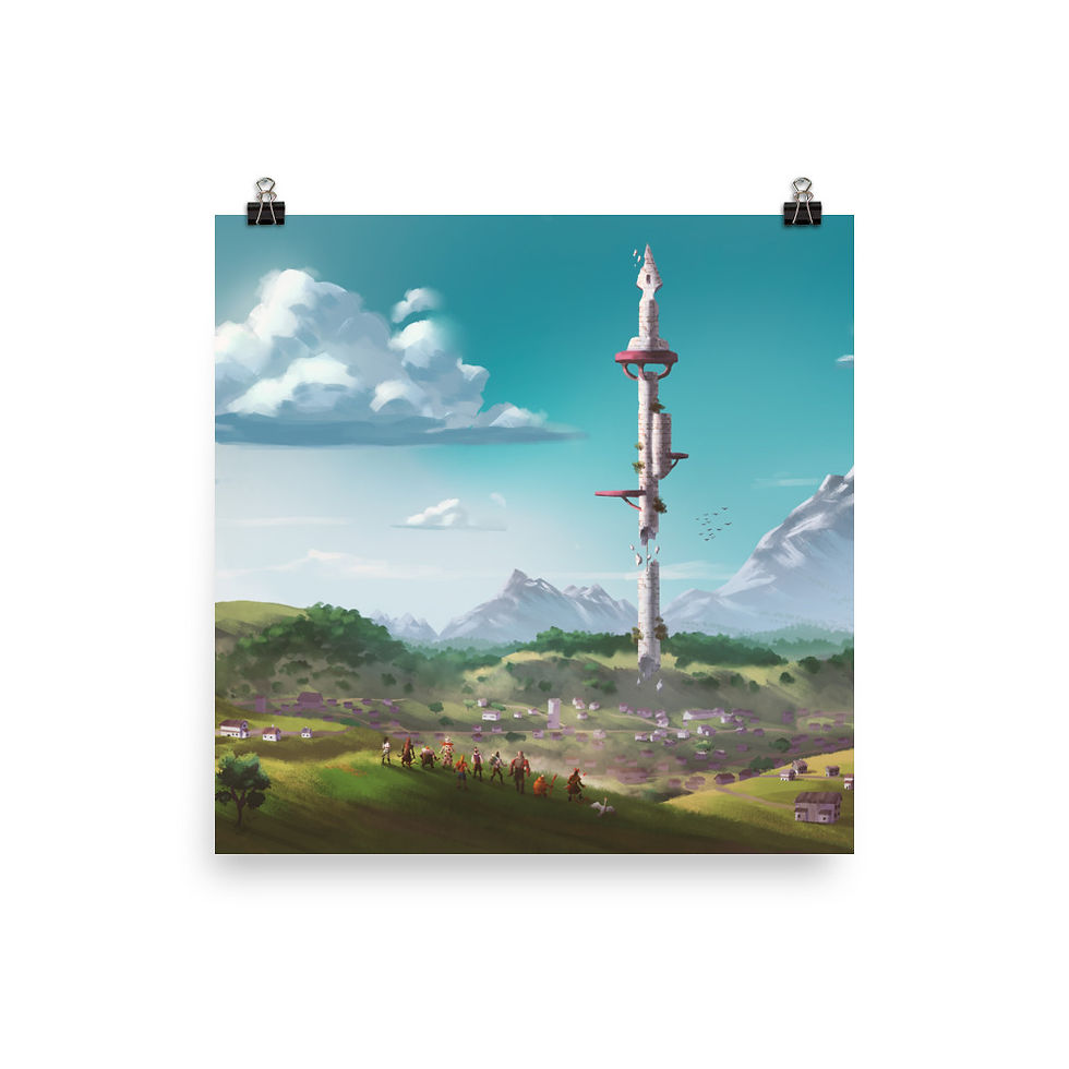 Thumbnail: Long Boi Tower Photo paper poster
