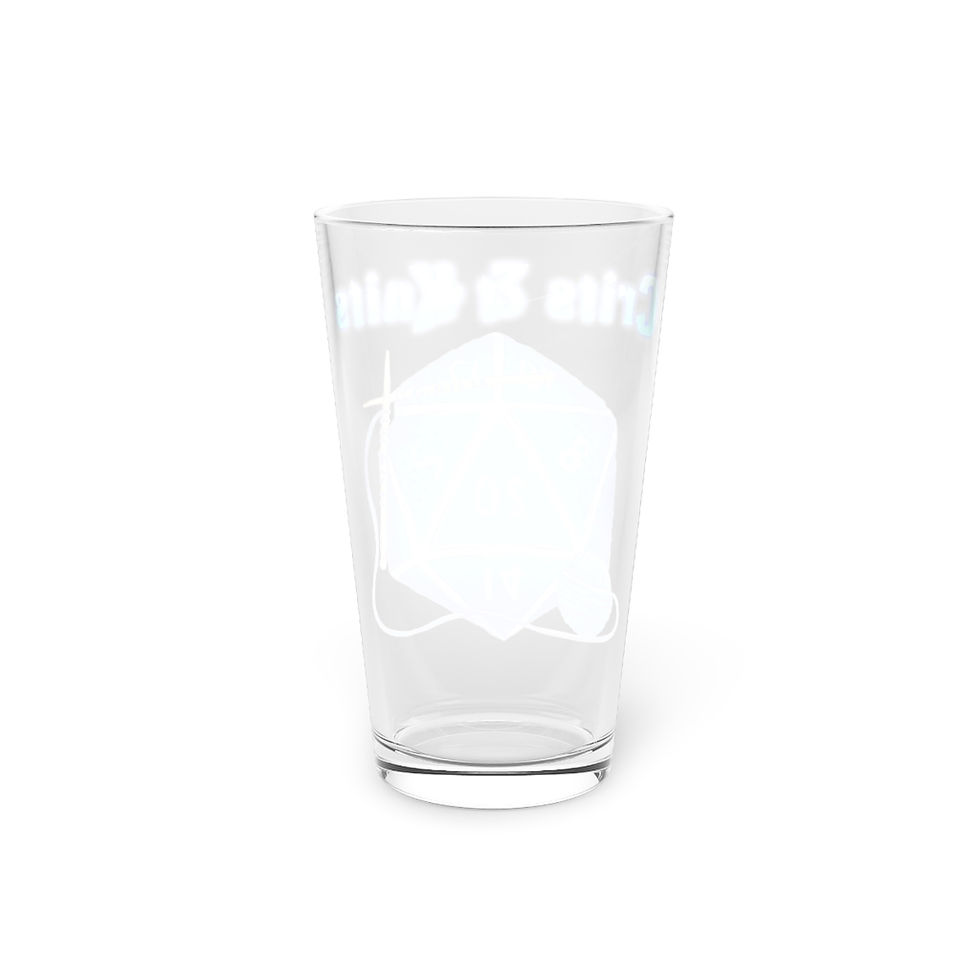 Thumbnail: Crits & Knits Pint Glass, 16oz