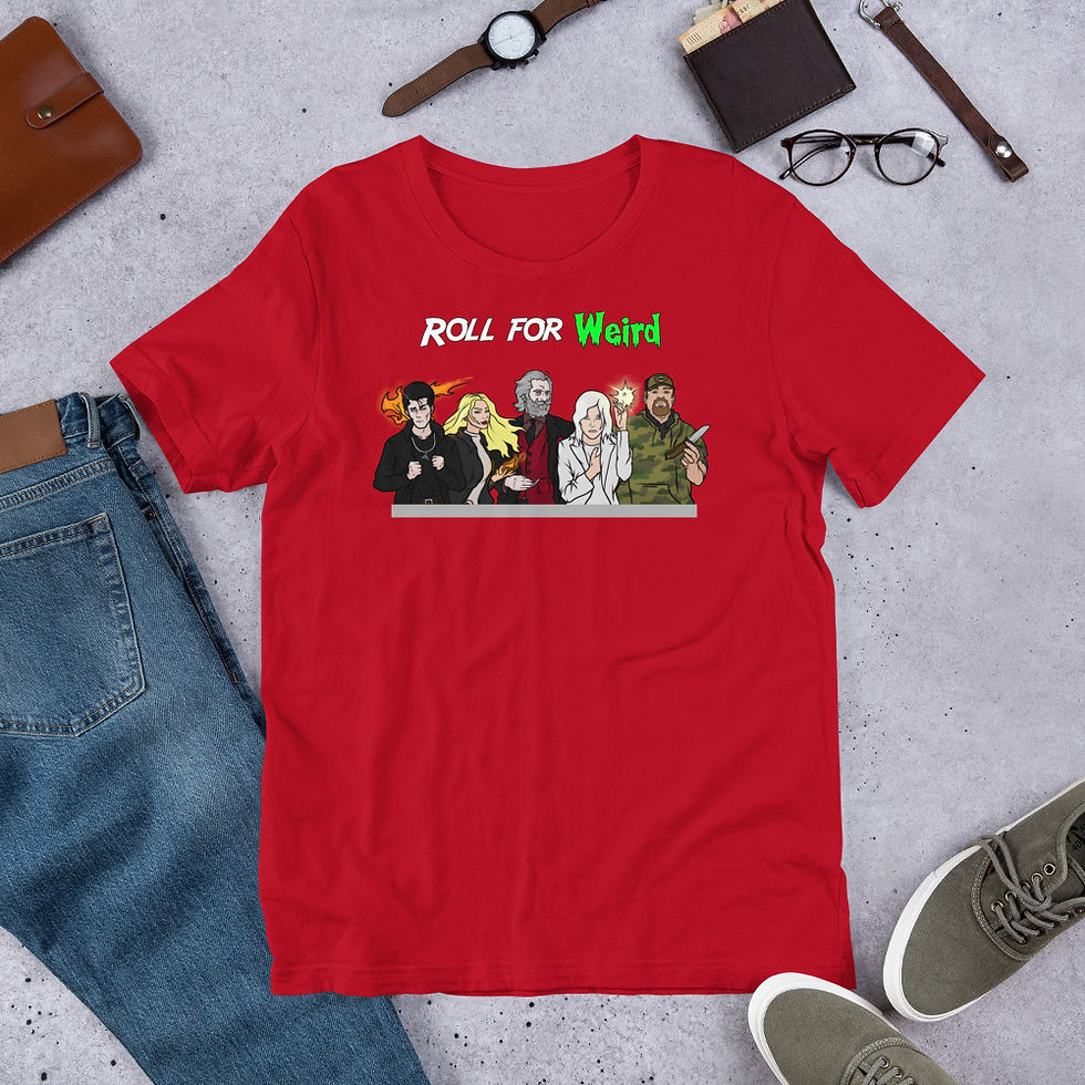 Thumbnail: Roll for Weird Group Short-Sleeve Unisex T-Shirt (Bella + Canvas)