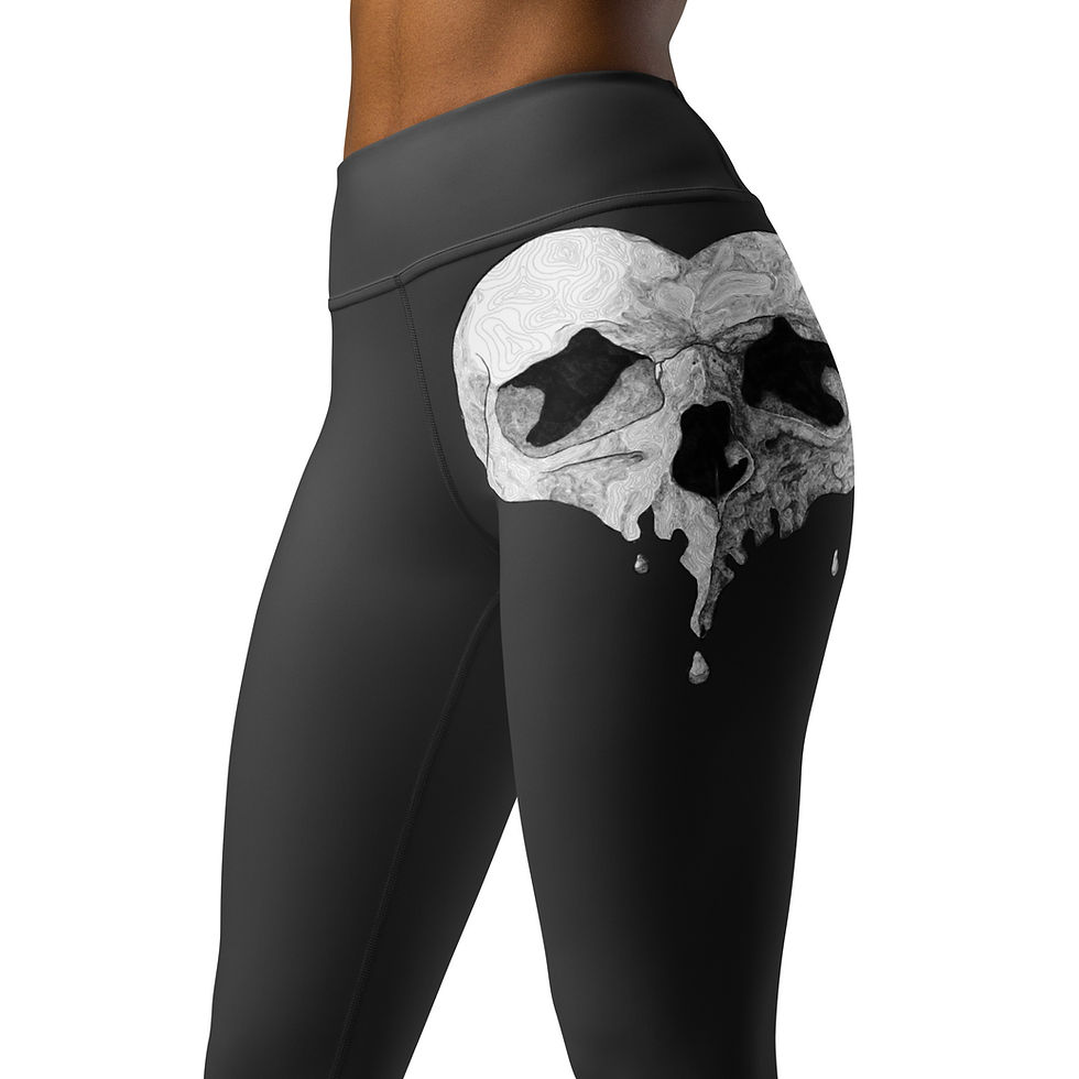 Thumbnail: Bleeding Heart, Yoga Leggings