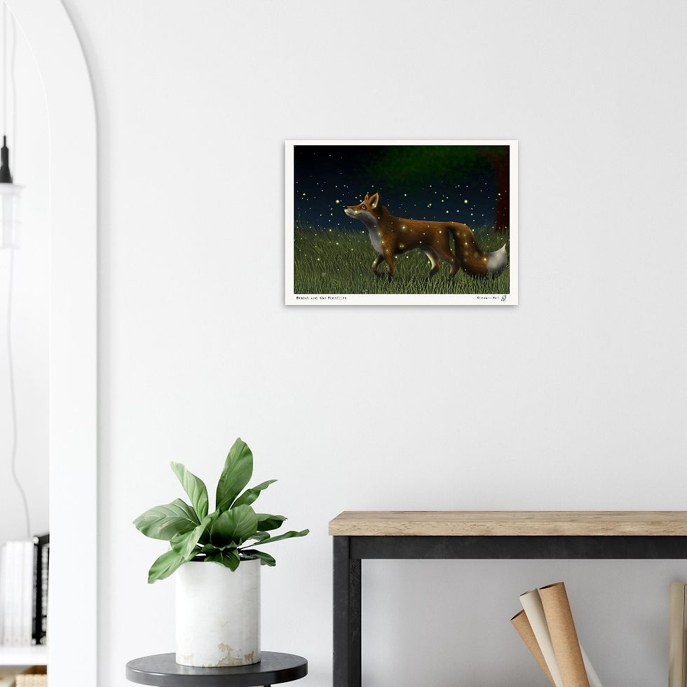 Thumbnail: Hamish and The Fireflies -  Wall art