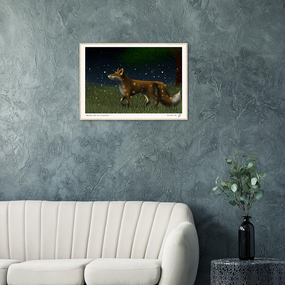 Thumbnail: Hamish and The Fireflies -  Wall art