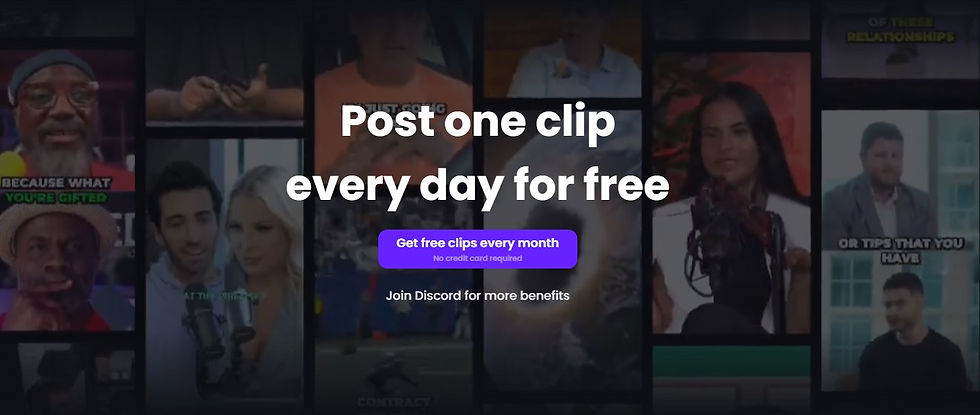ai clipping opus clip video editing